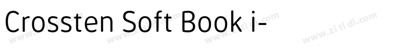 Crossten Soft Book i字体转换